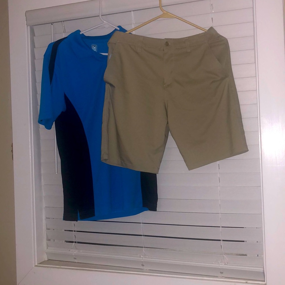 Boys-Youth XL-Under Armour golf shorts